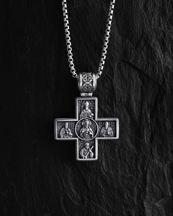 Stříbrný kříž GUARDIAN SAINTS