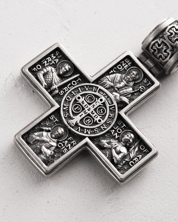 Stříbrný kříž GUARDIAN SAINTS
