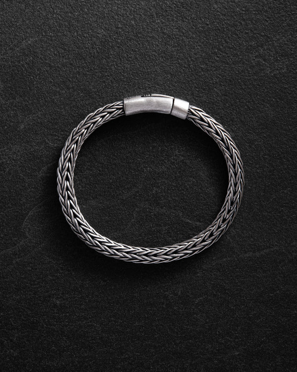 Silver bracelet FLETTE