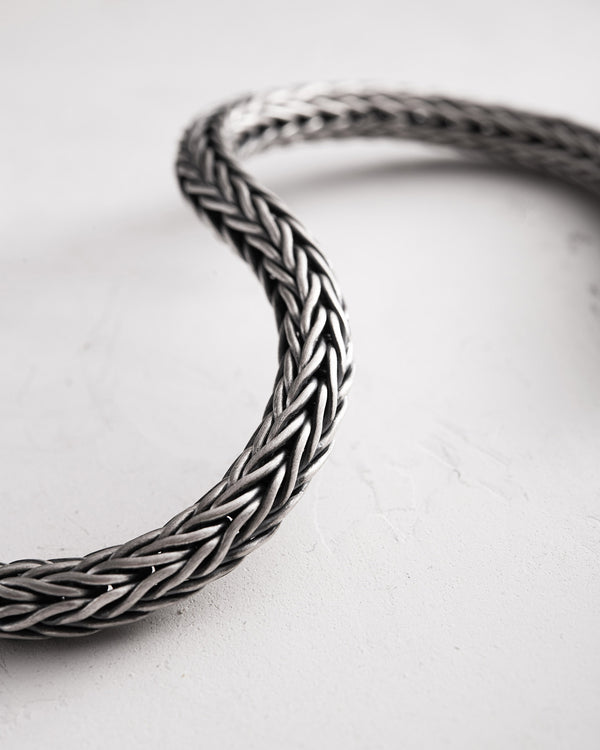 Silver bracelet FLETTE