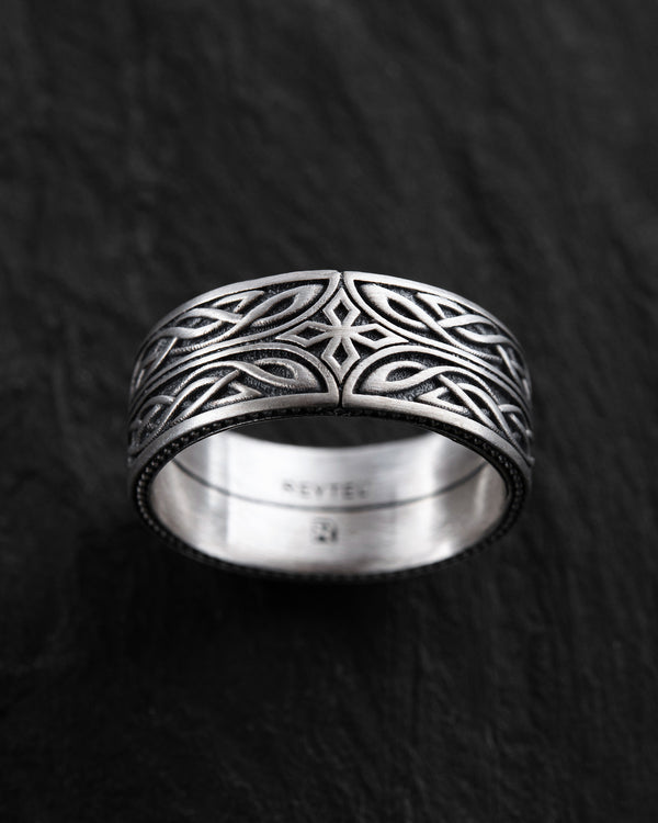 Bague en argent ÉTOILE ELVENIQUE