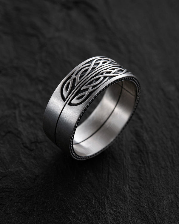 Bague en argent ÉTOILE ELVENIQUE
