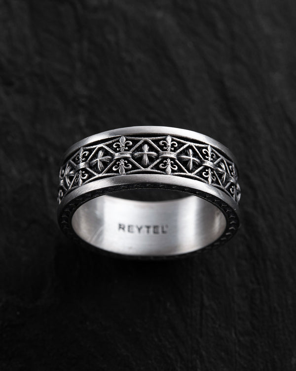 Silver ring FLEUR DE LIS