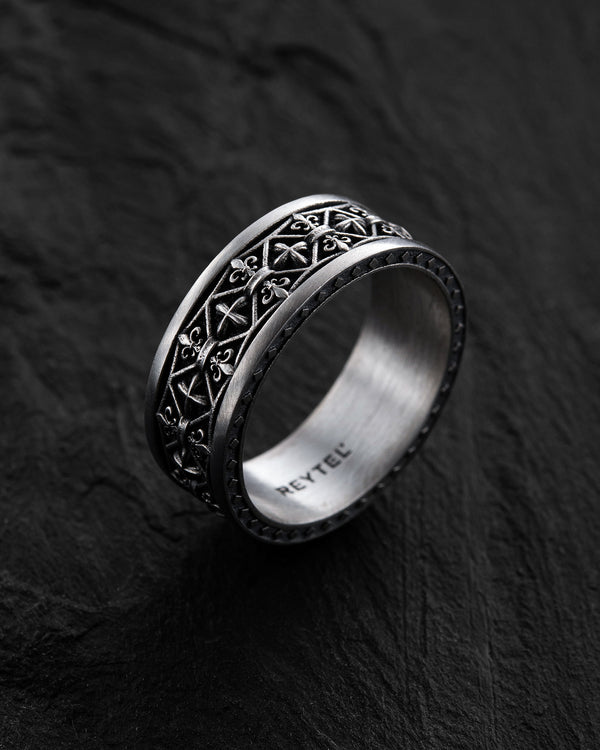 Silver ring FLEUR DE LIS
