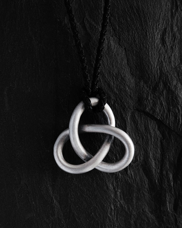Silver pendant TRINITY (on a string)