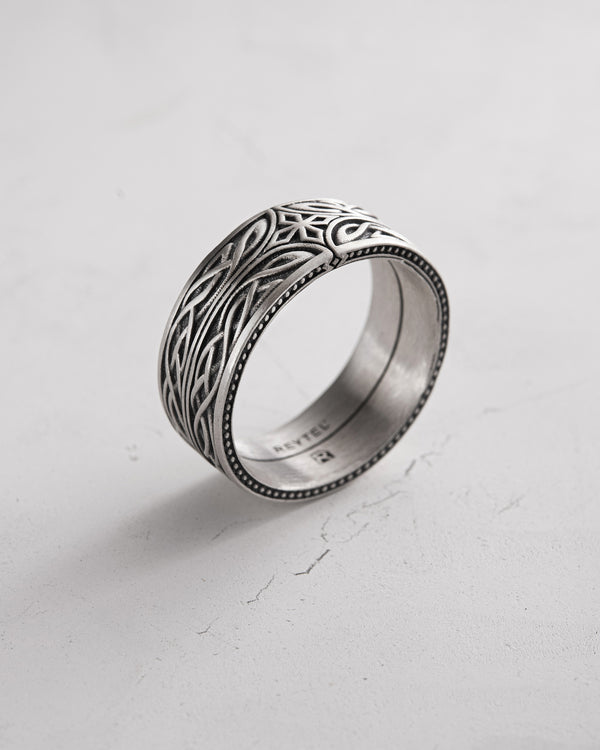 Bague en argent ÉTOILE ELVENIQUE
