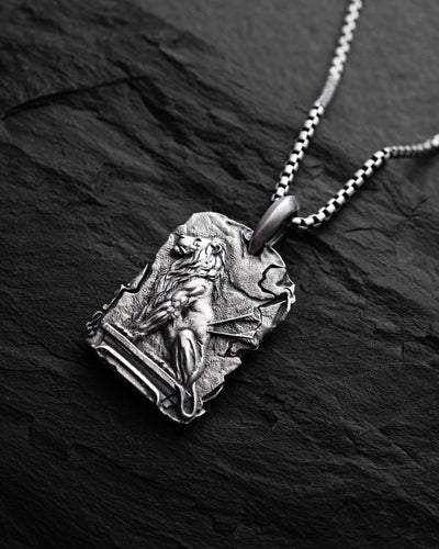 Silver pendant UNBROKEN