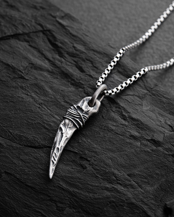 Silver pendant FANG