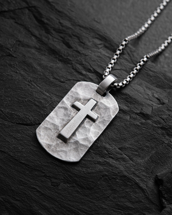 Silver pendant CROSS OF SALVATION