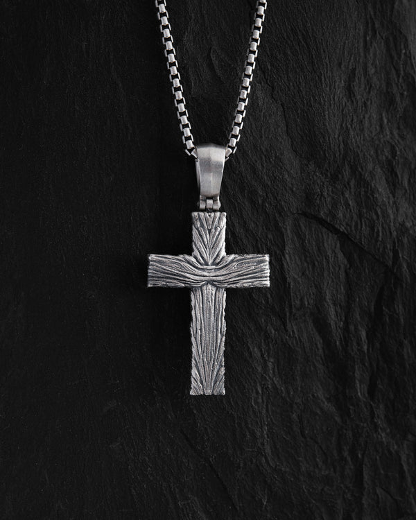 Silver cross CHRIST CRUCIFIX. SALVATION