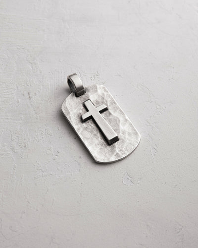 Silver pendant CROSS OF SALVATION