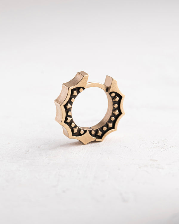 14k yellow gold single earring CORE