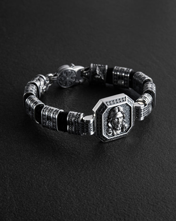 Silver bracelet JESUS CHRIST