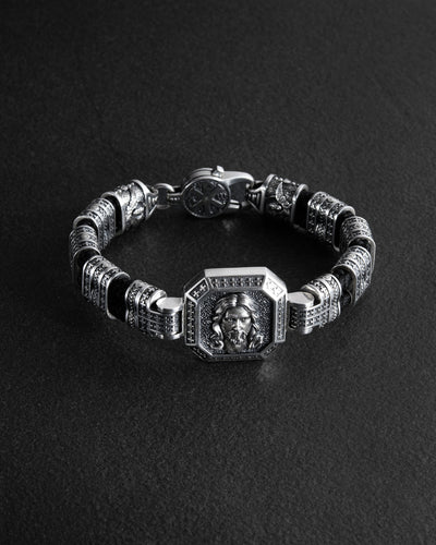 Silver bracelet JESUS CHRIST