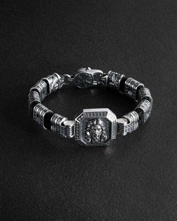 Silver bracelet JESUS CHRIST