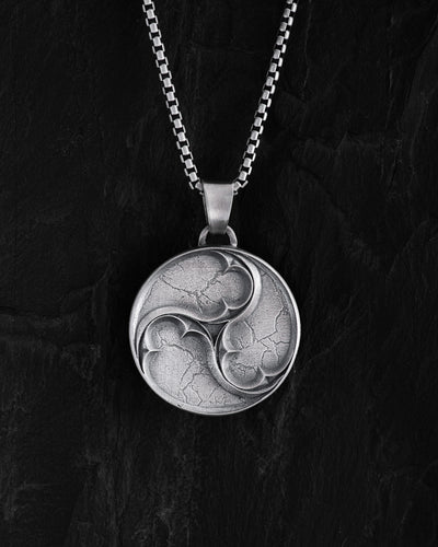 Silver pendant TRISKELION