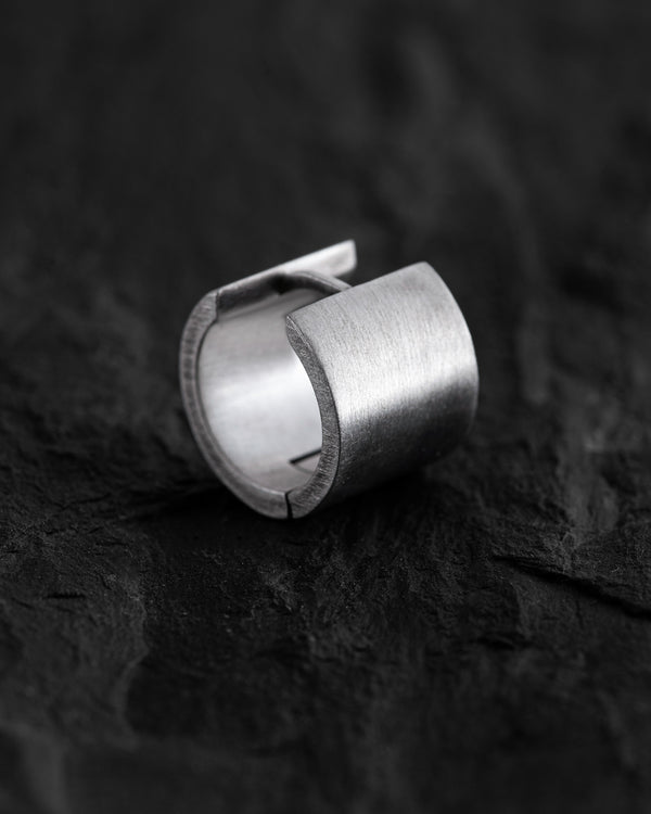 Silver single - earring SOLID