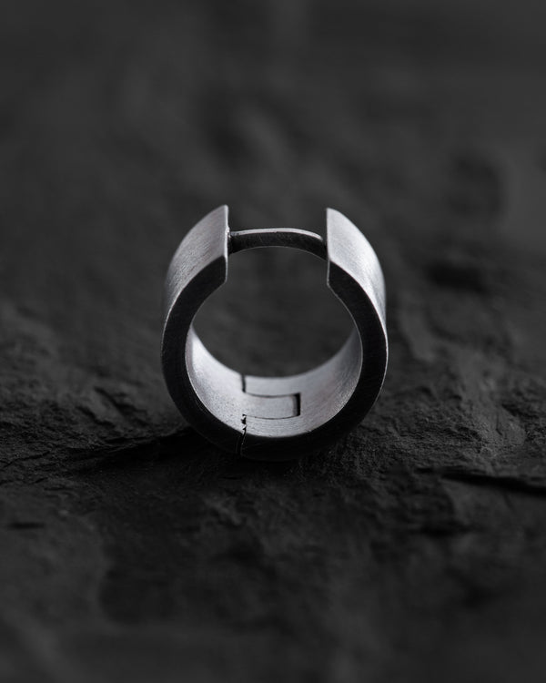 Silver single - earring SOLID