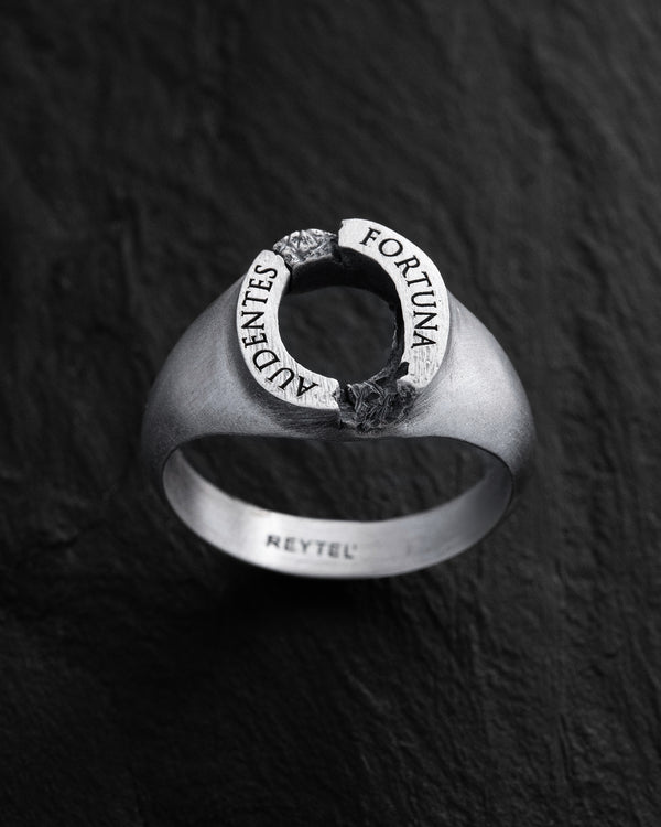 Silberring AUDENTES FORTUNA