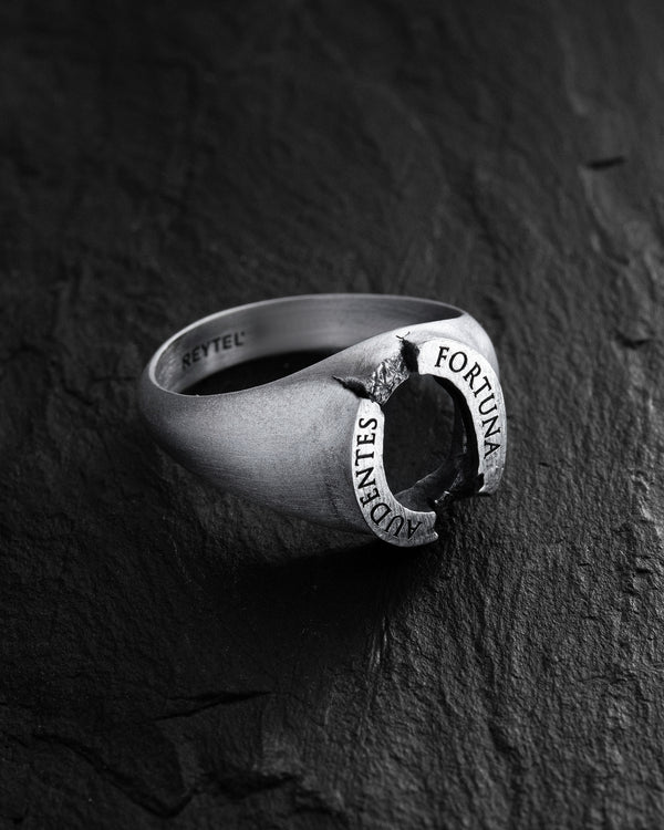 Silberring AUDENTES FORTUNA