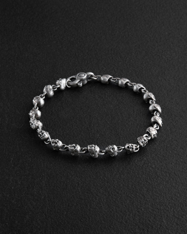 Silver bracelet FACES