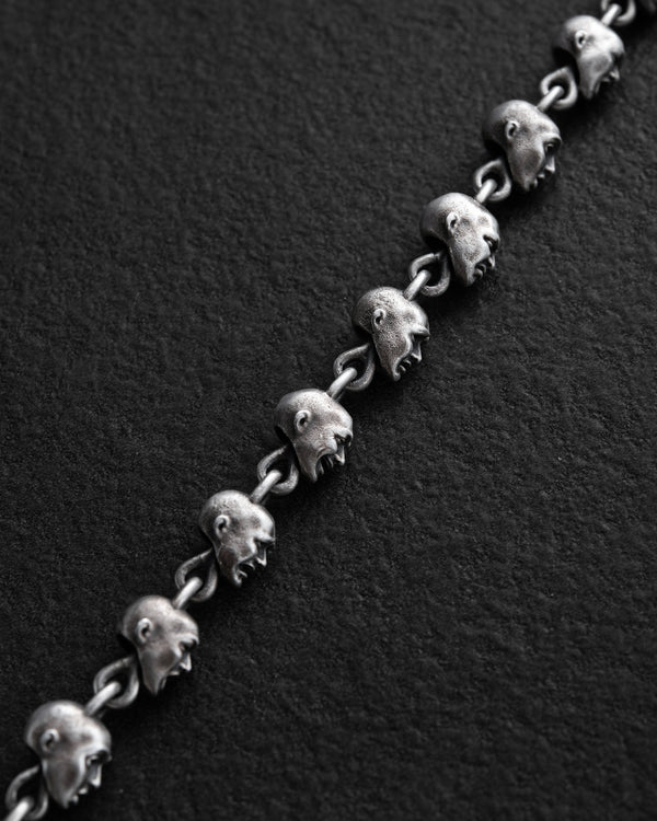 Silver bracelet FACES