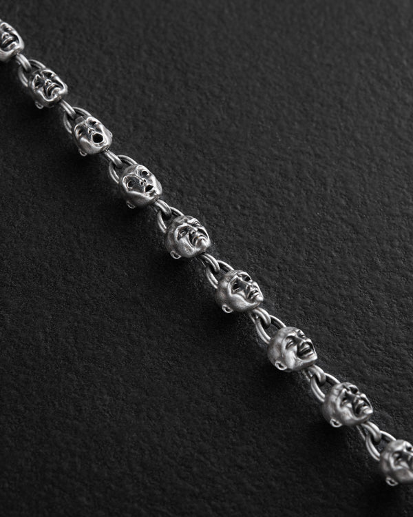 Silver bracelet FACES