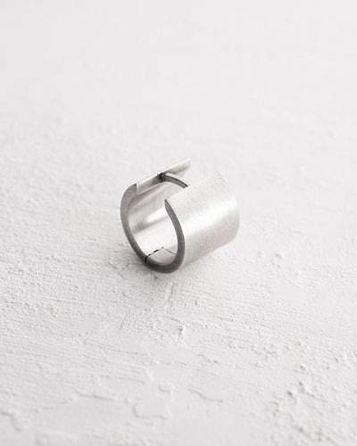 Silver single - earring SOLID