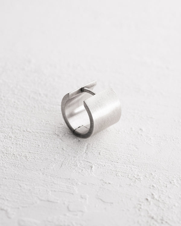 Silver single - earring SOLID