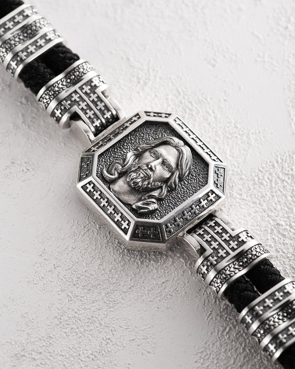 Silver bracelet JESUS CHRIST