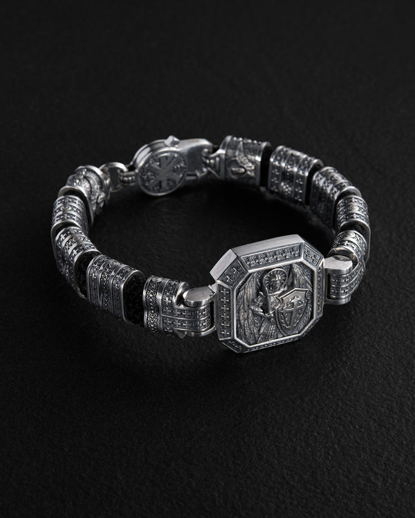 Silver bracelet SAINT MICHAEL