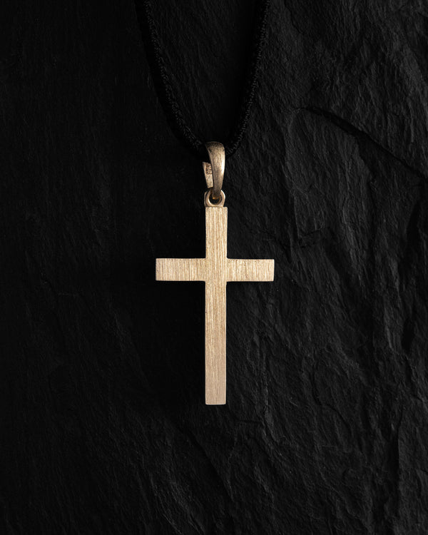 Croce KRUIS MINIMAL (oro giallo 14k)