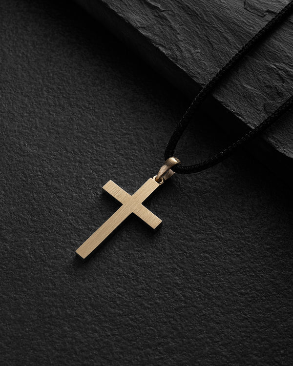 Croce KRUIS MINIMAL (oro giallo 14k)