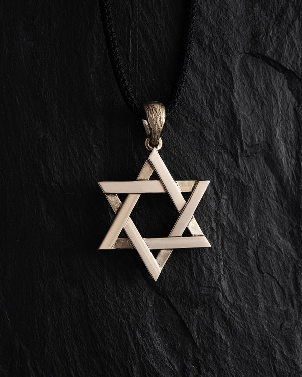 Ciondolo MAGEN DAVID (oro giallo 14k)