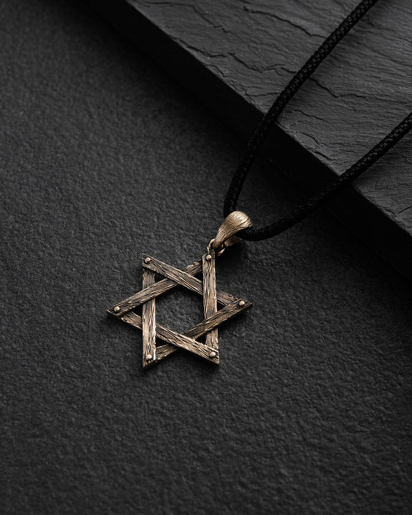 Ciondolo MAGEN DAVID (oro giallo 14k)