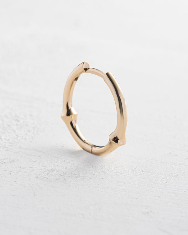 Earring - ring DOMAS (14k yellow gold)