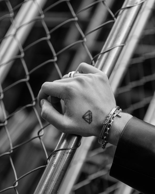 Silver bracelet STRENGTH OF FAITH