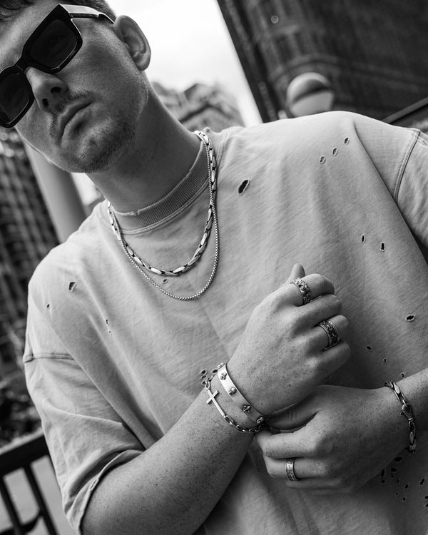 Silver bracelet TURBEN