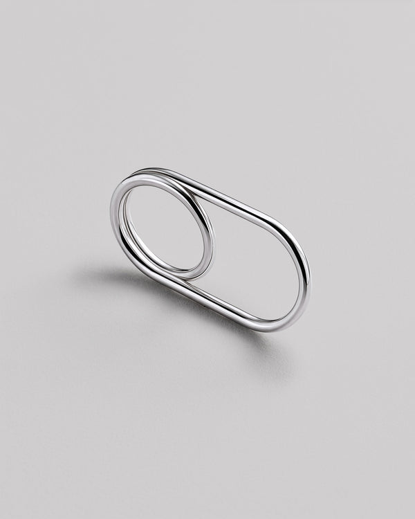 Bague en argent DOUBLE (deux doigts)