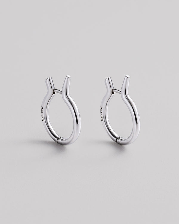 Boucles d'oreilles en argent BEND