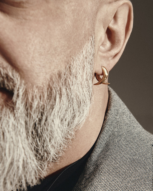 Single earring FARLIG (14k yellow gold)