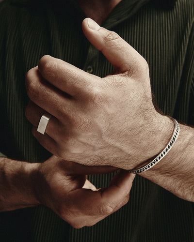 Silver ring GRAVIS