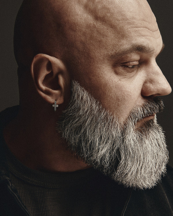 Boucles d'oreilles créoles argentées VERITA