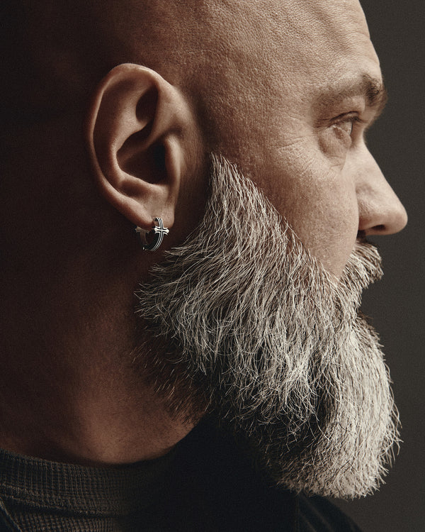 Boucles d'oreilles créoles argentées VERITA