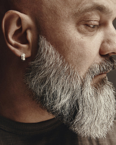 Silver Single Earring FACETS