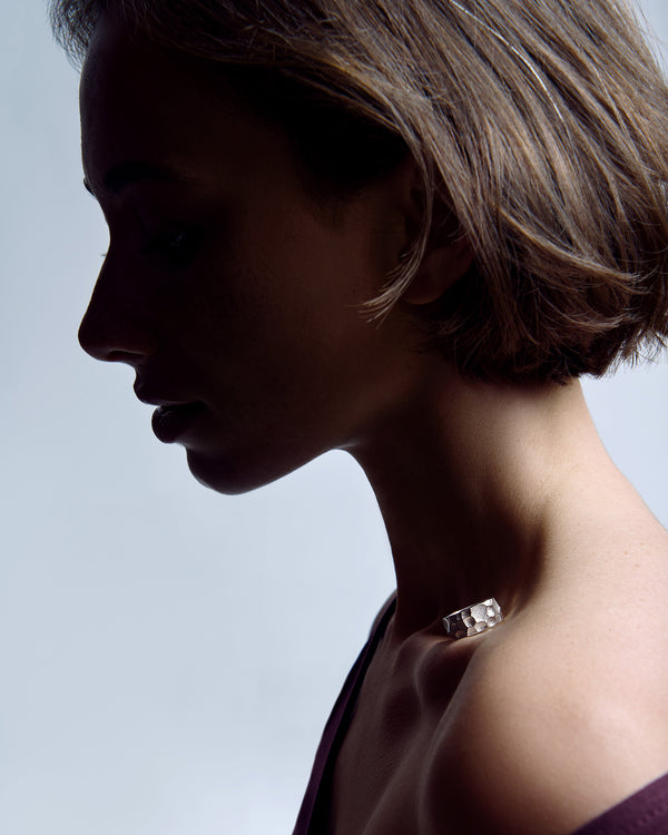 Bague en argent CRATÈRES