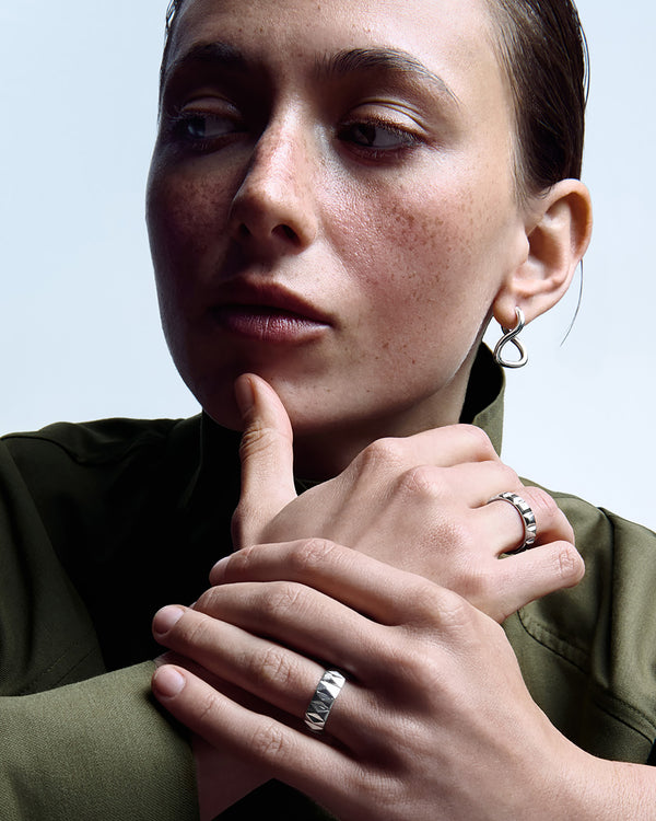Boucles d'oreilles en argent SILHOUETTE