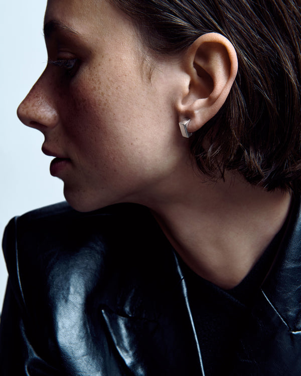Boucles d'oreilles argent AUSTERE