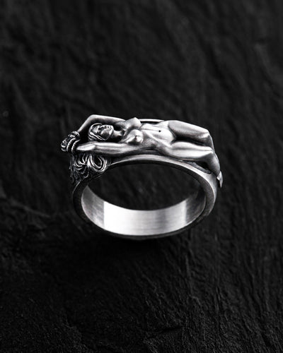Silver ring TEMPTATION