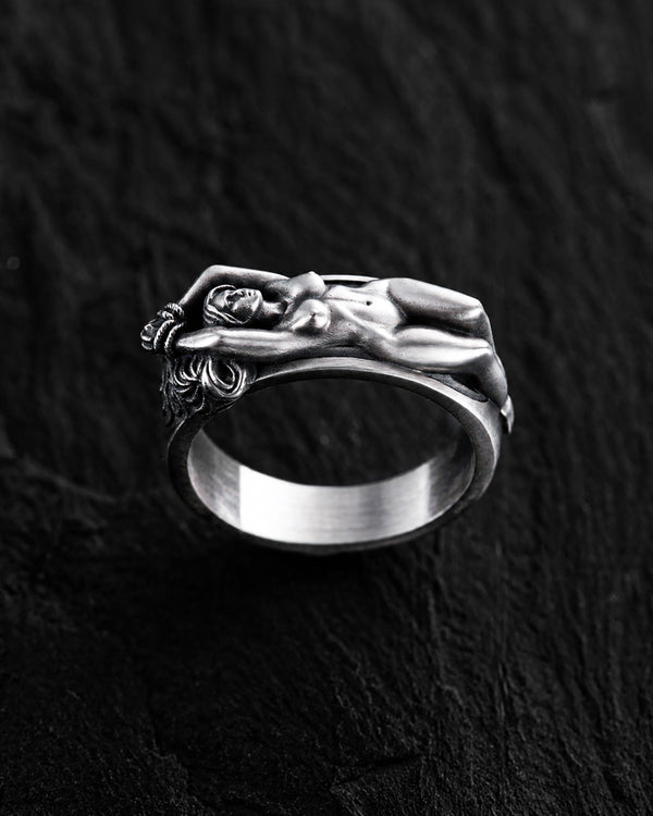 Silver ring TEMPTATION